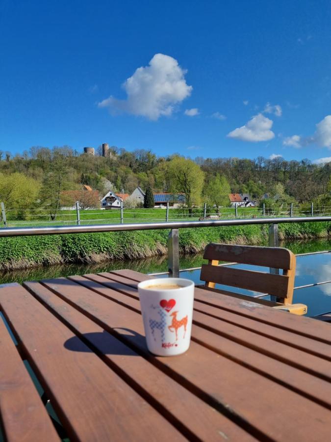 Ferienhaus Diemelaue Mit Klimaanlage Bad Karlshafen Exteriör bild
